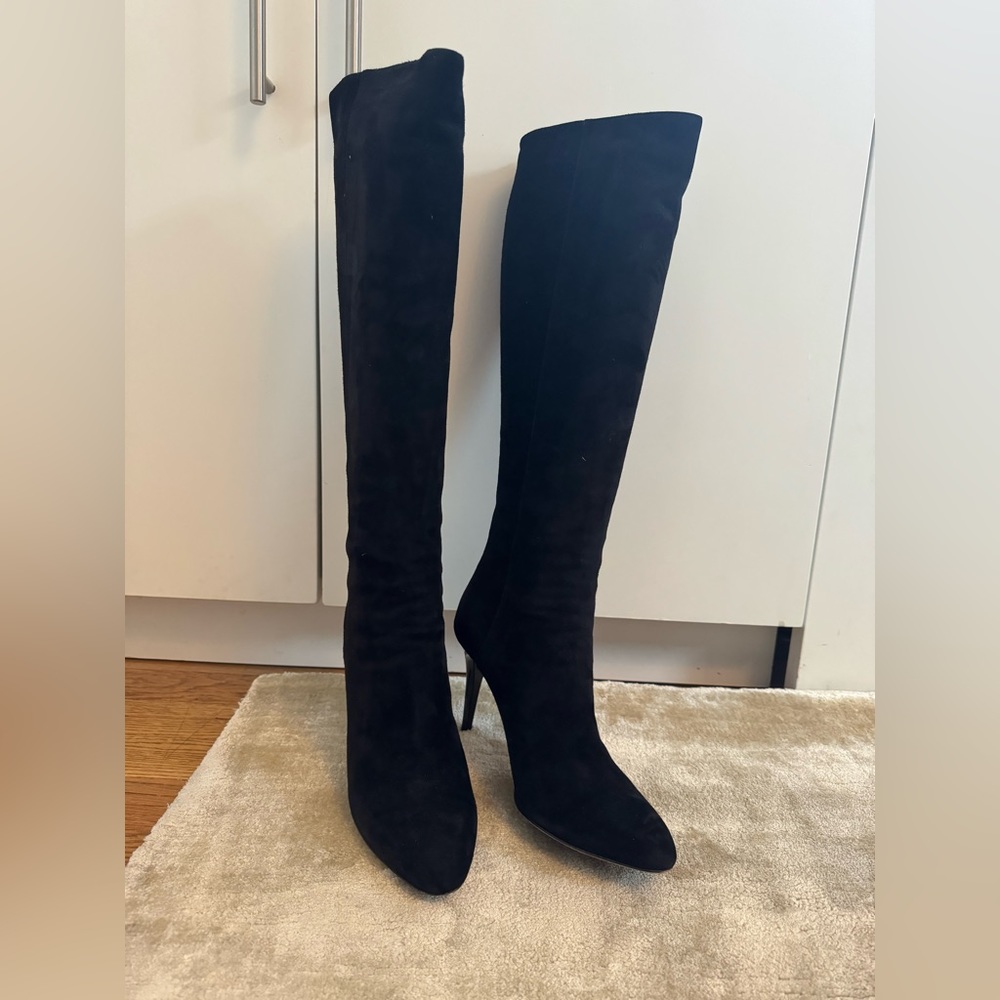 VINTAGE Jimmy Choo knee high boots suede *ONLY WORN TWICE*